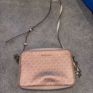 Michael Kors Rose Gold Crossbody Bag